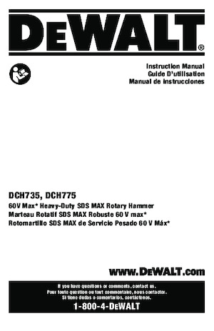 Tassellatori a batteria DEWALT DCH775X2