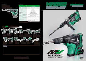 Tassellatori a batteria HiKOKI DH36DMA