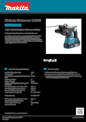 Tassellatori a batteria Makita DHR242
