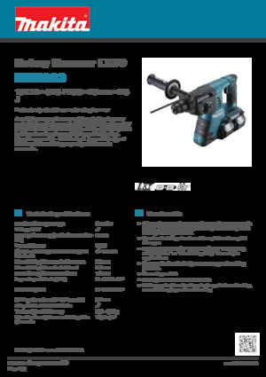 Tassellatori a batteria Makita DHR263