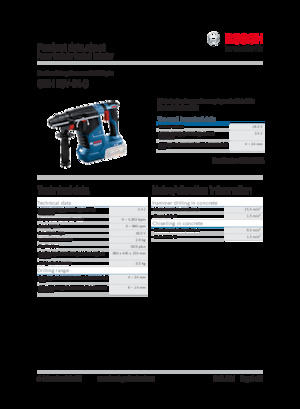 Tassellatori a batteria Bosch GBH 18V-24 C 