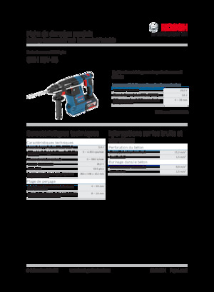 Tassellatori a batteria Bosch GBH 18V-26