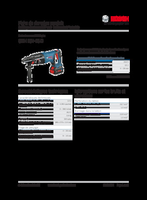 Tassellatori a batteria Bosch GBH 18V-26 D