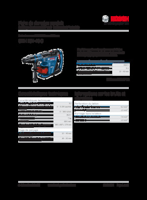 Tassellatori a batteria Bosch GBH 18V-40 C