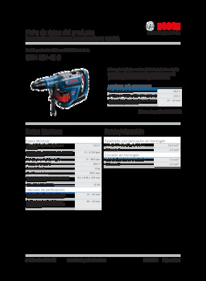 Tassellatori a batteria Bosch GBH 18V-45 C