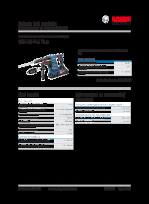 Tassellatori a batteria Bosch GBH 36 V-LI Plus