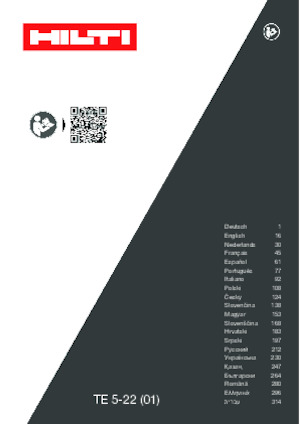 Tassellatori a batteria Hilti TE 5-22