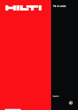 Tassellatori a batteria Hilti TE 6-A36 