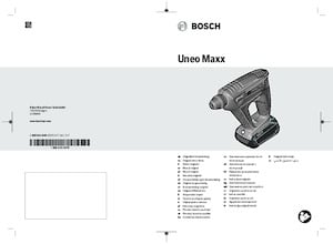 Tassellatori a batteria Bosch Uneo Maxx