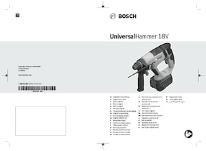 Tassellatori a batteria Bosch UniversalHammer 18V