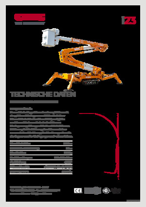 Piattaforme aeree articolate cingolate CMC i23