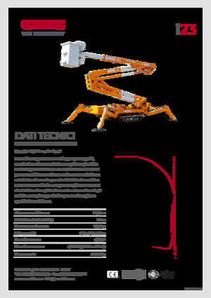 Piattaforme aeree articolate cingolate CMC i23