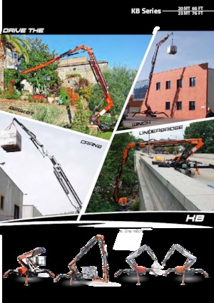 Piattaforme aeree articolate cingolate Cormidi KB20