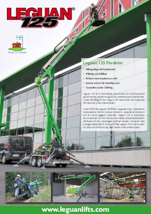 Piattaforme aeree articolate cingolate Avant Tecno Leguan 125M2