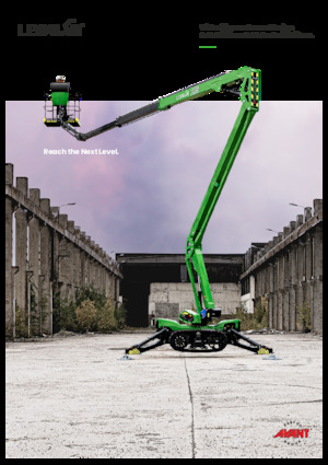 Piattaforme aeree articolate cingolate Avant Tecno Leguan 225