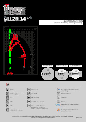 Piattaforme aeree articolate cingolate Hinowa Lightlift 26.14 Performance IIIS MK3