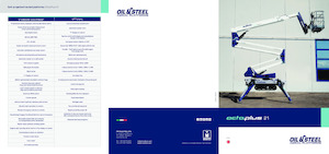 Piattaforme aeree articolate cingolate Oil & Steel Octoplus 21