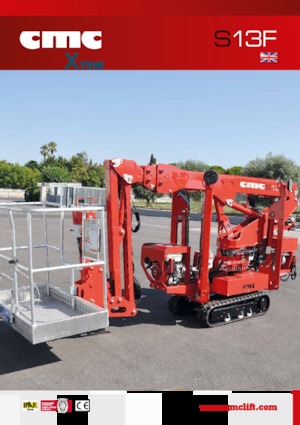 Piattaforme aeree articolate cingolate CMC S13F