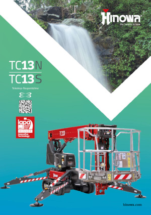 Piattaforme aeree articolate cingolate Hinowa TeleCrawler 13S