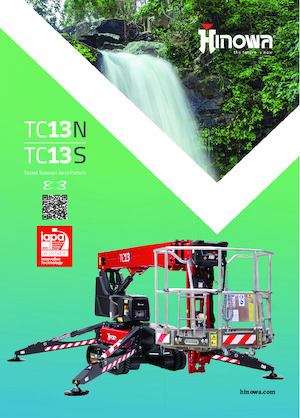 Piattaforme aeree articolate cingolate Hinowa TeleCrawler 13S