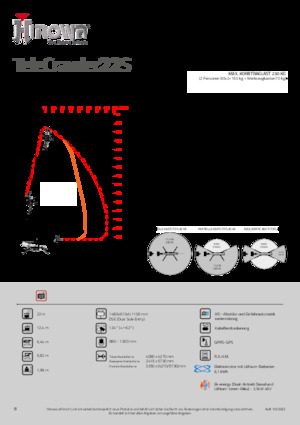 Piattaforme aeree articolate cingolate Hinowa TeleCrawler 22S