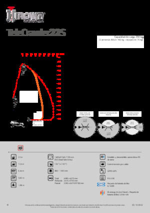 Piattaforme aeree articolate cingolate Hinowa TeleCrawler 22S