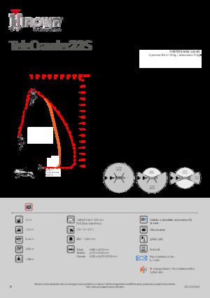 Piattaforme aeree articolate cingolate Hinowa TeleCrawler 22S