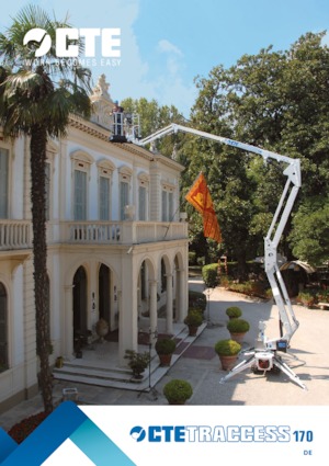 Piattaforme aeree articolate cingolate CTE Traccess 170 E