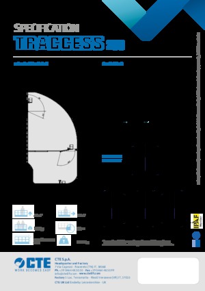 Piattaforme aeree articolate cingolate CTE Traccess 230