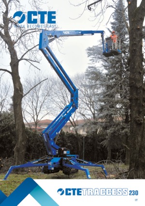 Piattaforme aeree articolate cingolate CTE Traccess 230 Winch