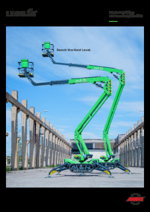 Piattaforme aeree articolate cingolate Leguan 225