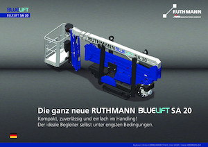 Piattaforme aeree articolate cingolate Ruthmann BLUELIFT SA 20