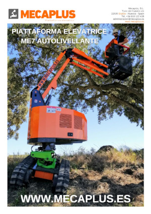Piattaforme aeree articolate cingolate Mecaplús ME-7