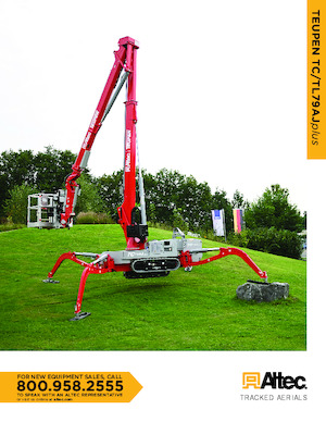 Piattaforme aeree articolate cingolate TEUPEN TC79AJplus