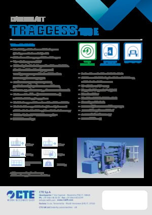 Piattaforme aeree articolate cingolate CTE Traccess 160 E