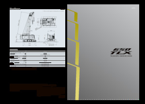 Gru cingolate - braccio a traliccio Hitachi Sumitomo 650TLX