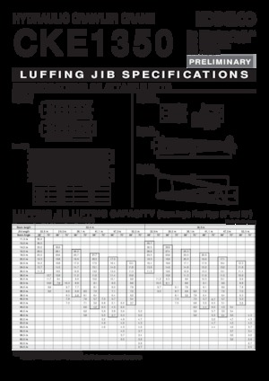 Gru cingolate - braccio a traliccio Kobelco CKE 1350