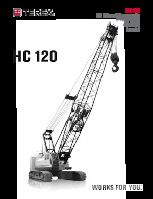 Gru cingolate - braccio a traliccio TEREX CRANES HC 120