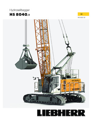 Gru cingolate - braccio a traliccio Liebherr HS 8040.1