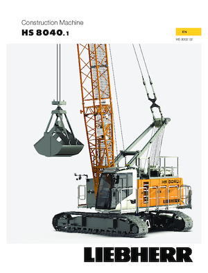 Gru cingolate - braccio a traliccio Liebherr HS 8040.1