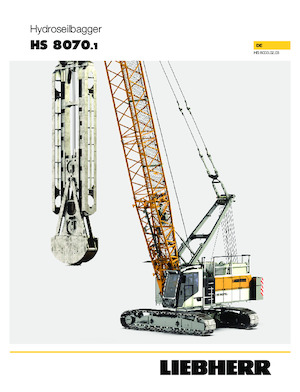 Gru cingolate - braccio a traliccio Liebherr HS 8070.1