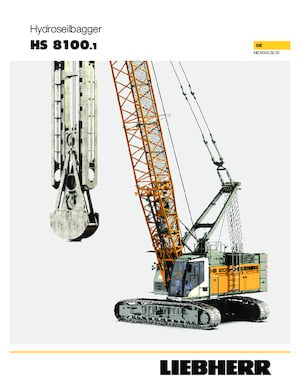 Gru cingolate - braccio a traliccio Liebherr HS 8100.1 