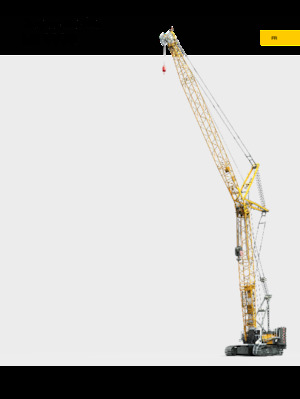 Gru cingolate - braccio a traliccio Liebherr LR 1110 