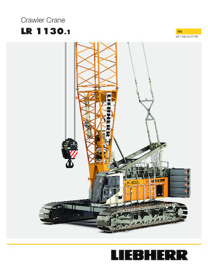 Gru cingolate - braccio a traliccio Liebherr LR 1130.1