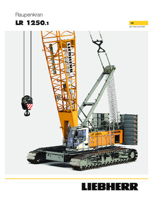 Gru cingolate - braccio a traliccio Liebherr LR 1250.1