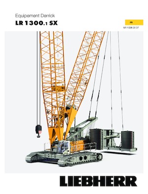 Gru cingolate - braccio a traliccio Liebherr LR 1300.1 SX 