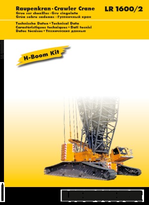 Gru cingolate - braccio a traliccio Liebherr LR 1600/2