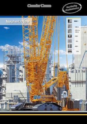 Gru cingolate - braccio a traliccio Liebherr LR 1800-1.0