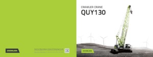 Gru cingolate - braccio a traliccio Zoomlion QUY130