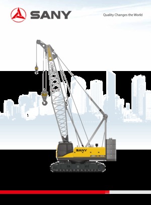 Gru cingolate - braccio a traliccio Sany SCC1000E